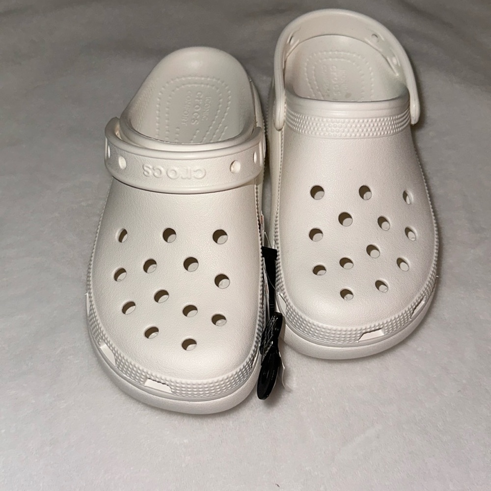 BRAND NEW platform crocs